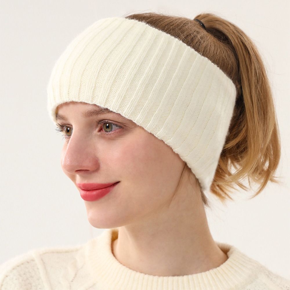 Winter Headband Fleece - 달콤한 귀 보호 니트 헤어밴드, 부드러운