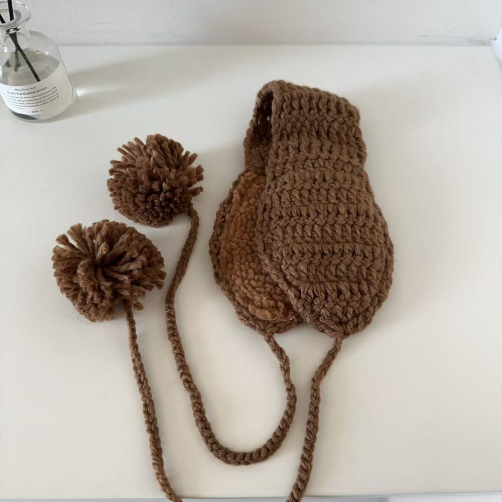Earmuffs Foldable - 방풍 겨울 레이스업 귀마개 접이식 헤드밴드