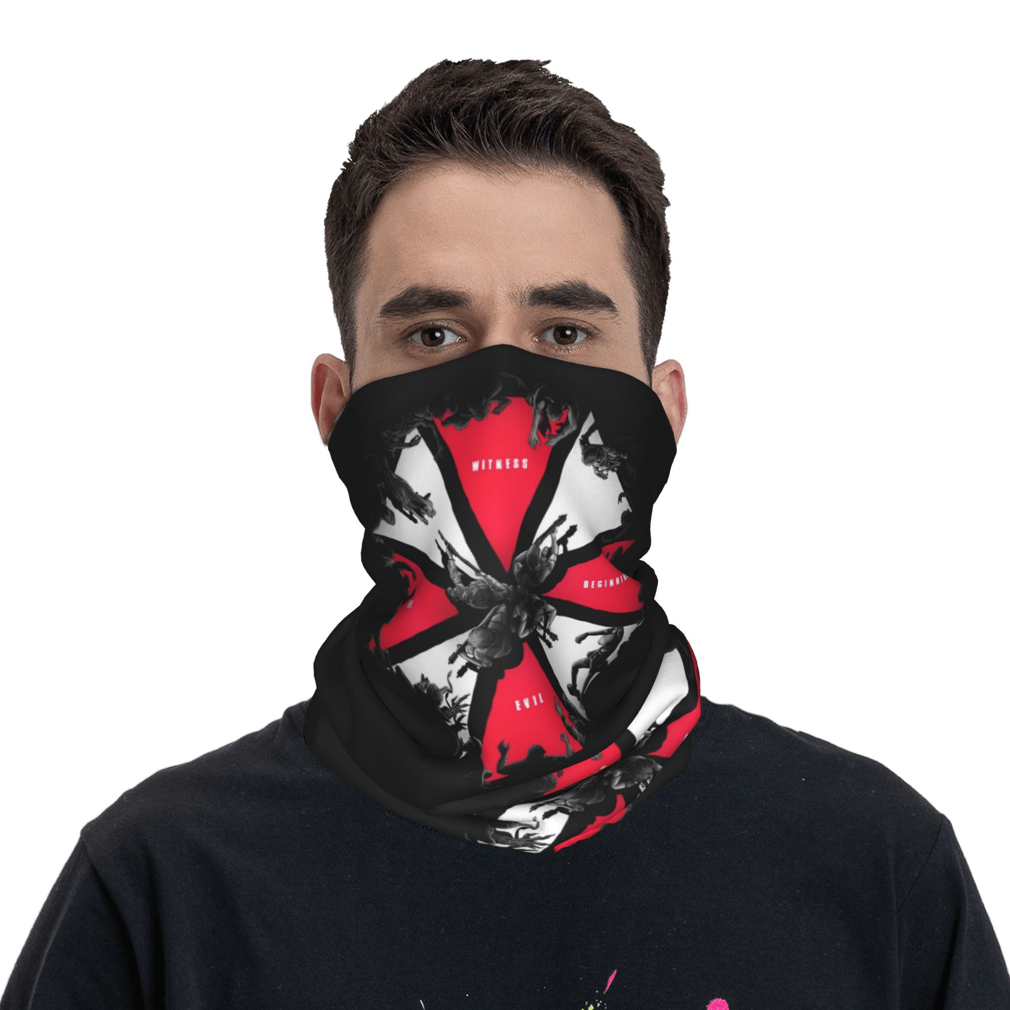 우산 회사 리지던트 이블 일본 호러 게임 반다나 넥 워 - Neck Gaiter Fleece 리뷰 및 가격