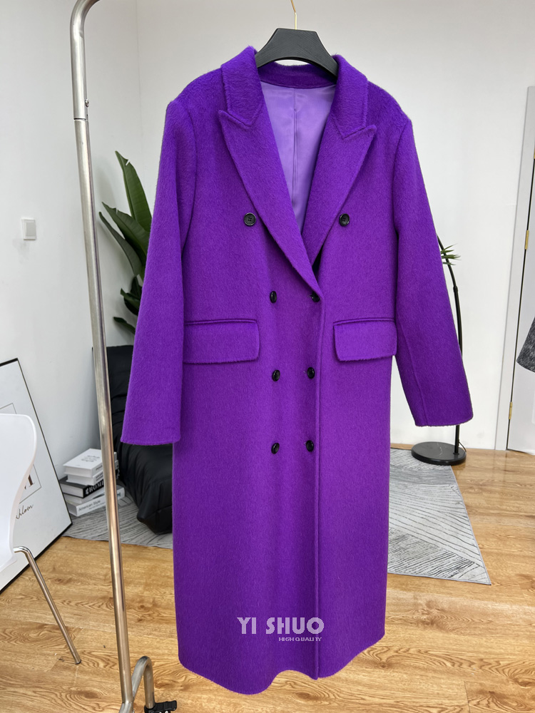 가을 겨울 신상 두꺼운 양면 울 코트 여성 우아한 턴다 - Wool Coat Peacoat 리뷰 및 가격