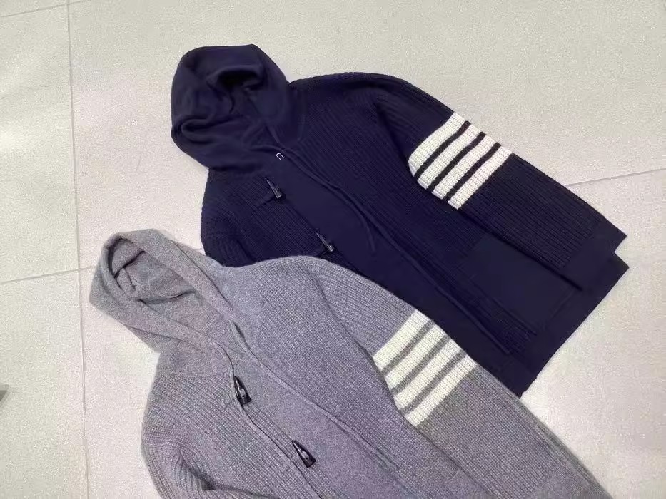 TB 니트 가디건 여성용 후드 100% 캐시미어 코트, - Wool Coat Peacoat 리뷰 및 가격