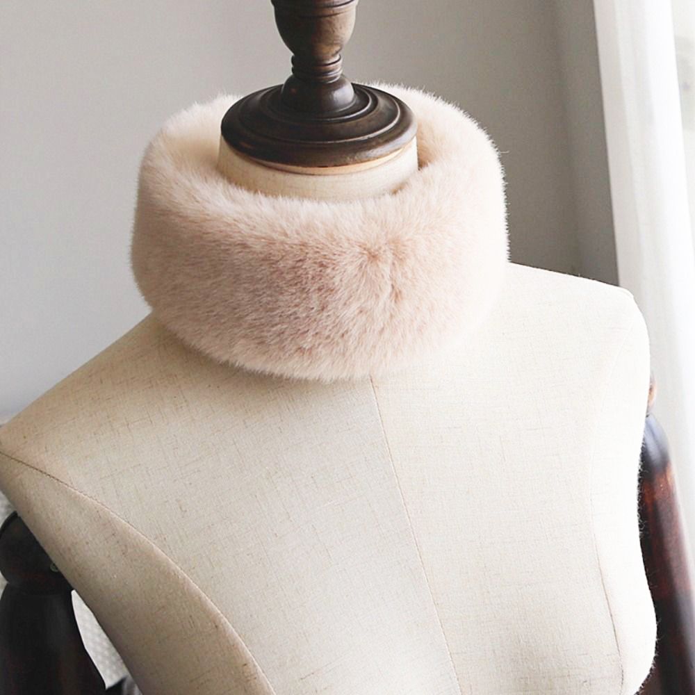 여성용 넥 워머 코트 칼라 모피 울 칼라 인조 밍크 모 - Wool Coat Peacoat 리뷰 및 가격