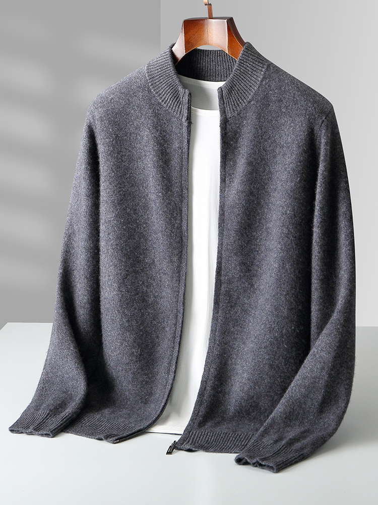 100% 메리노 울 남성용 니트 가디건 가을 겨울 두꺼 - Wool Coat Peacoat 리뷰 및 가격
