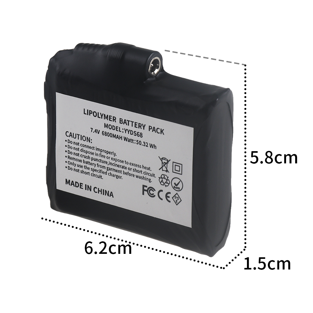 업그레이드된 발열 장갑 배터리 7.4V 6800mah  - Heated Vest Battery 리뷰 및 가격