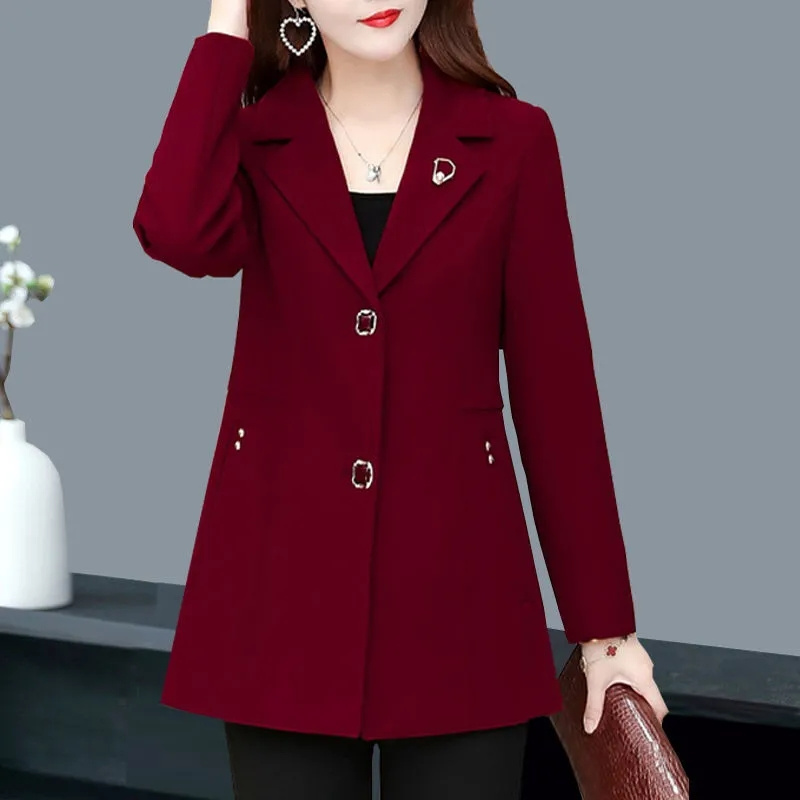 중년 여성 숏 코트, 40 세 50 세 용수철, 스몰  - Wool Coat Peacoat 리뷰 및 가격