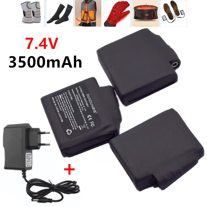 가열 장갑 배터리 7.4V 3500mAh 폴리머 리튬  - Heated Vest Battery 리뷰 및 가격