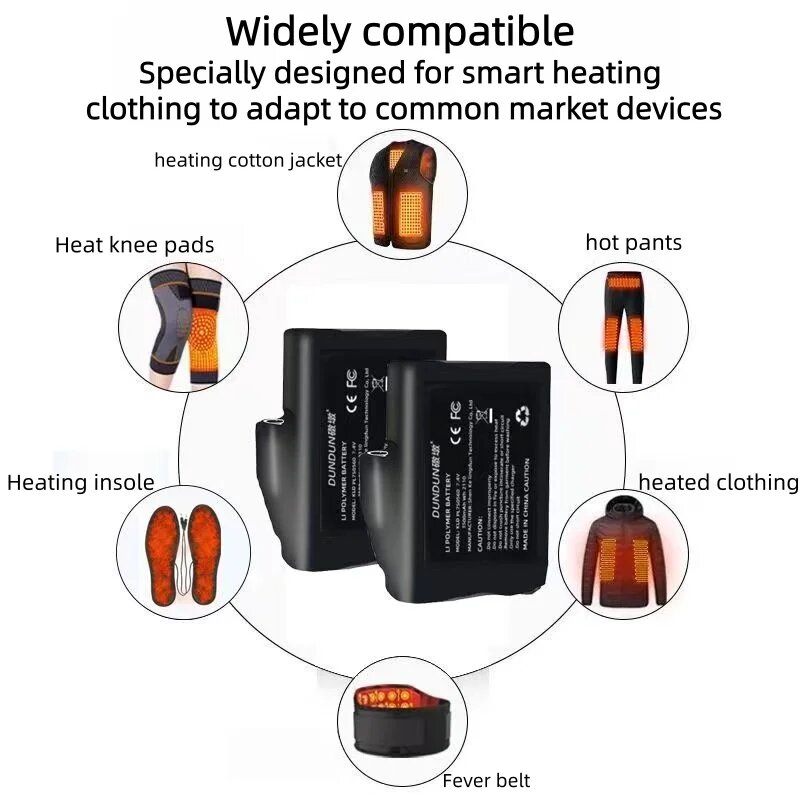가열 장갑 배터리 7.4V 3500mAh 폴리머 리튬  - Heated Vest Battery 리뷰 및 가격
