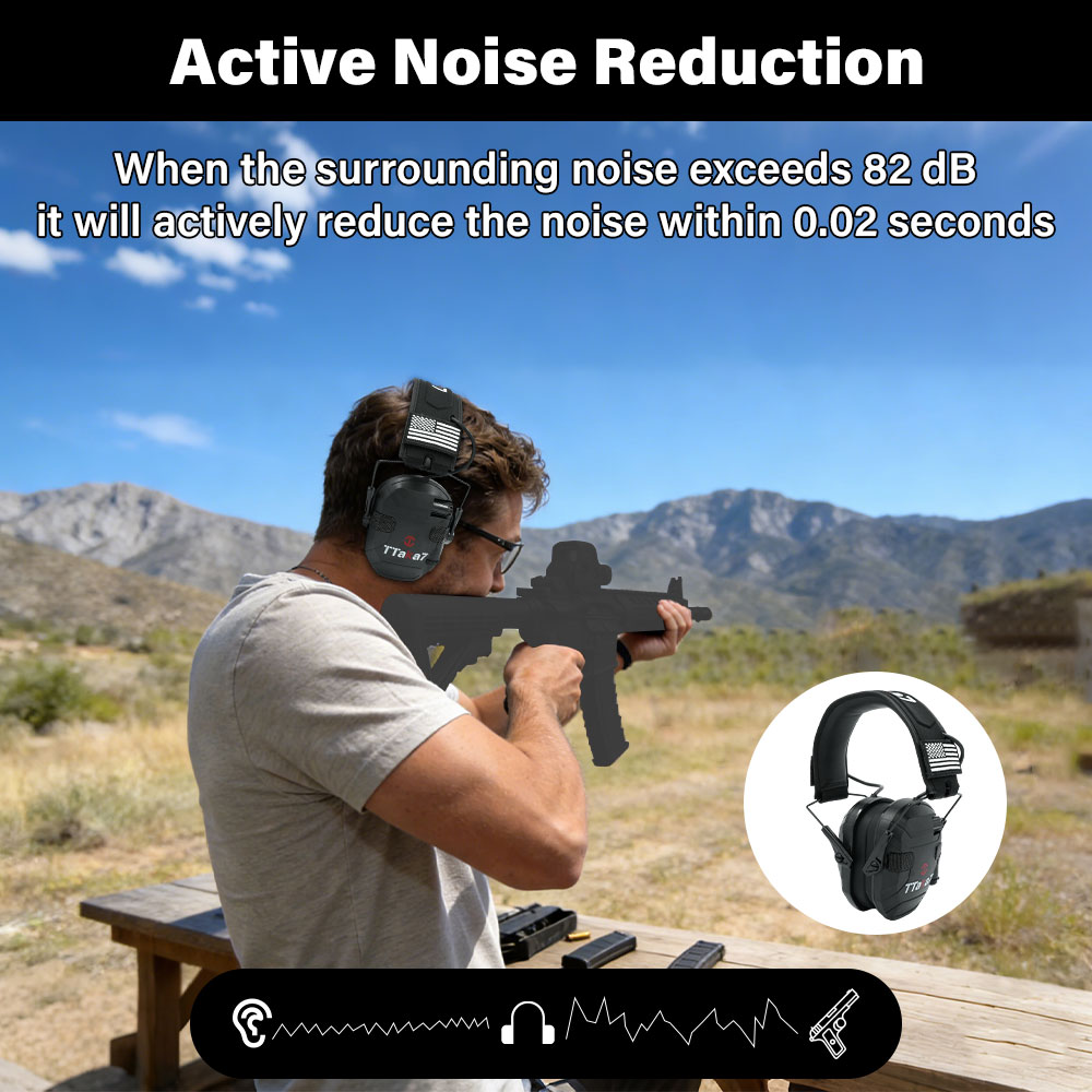 W1/W3 접이식 전자 사격용 귀마개 소음 방지 헤드폰 - Earmuffs Foldable 리뷰 및 가격
