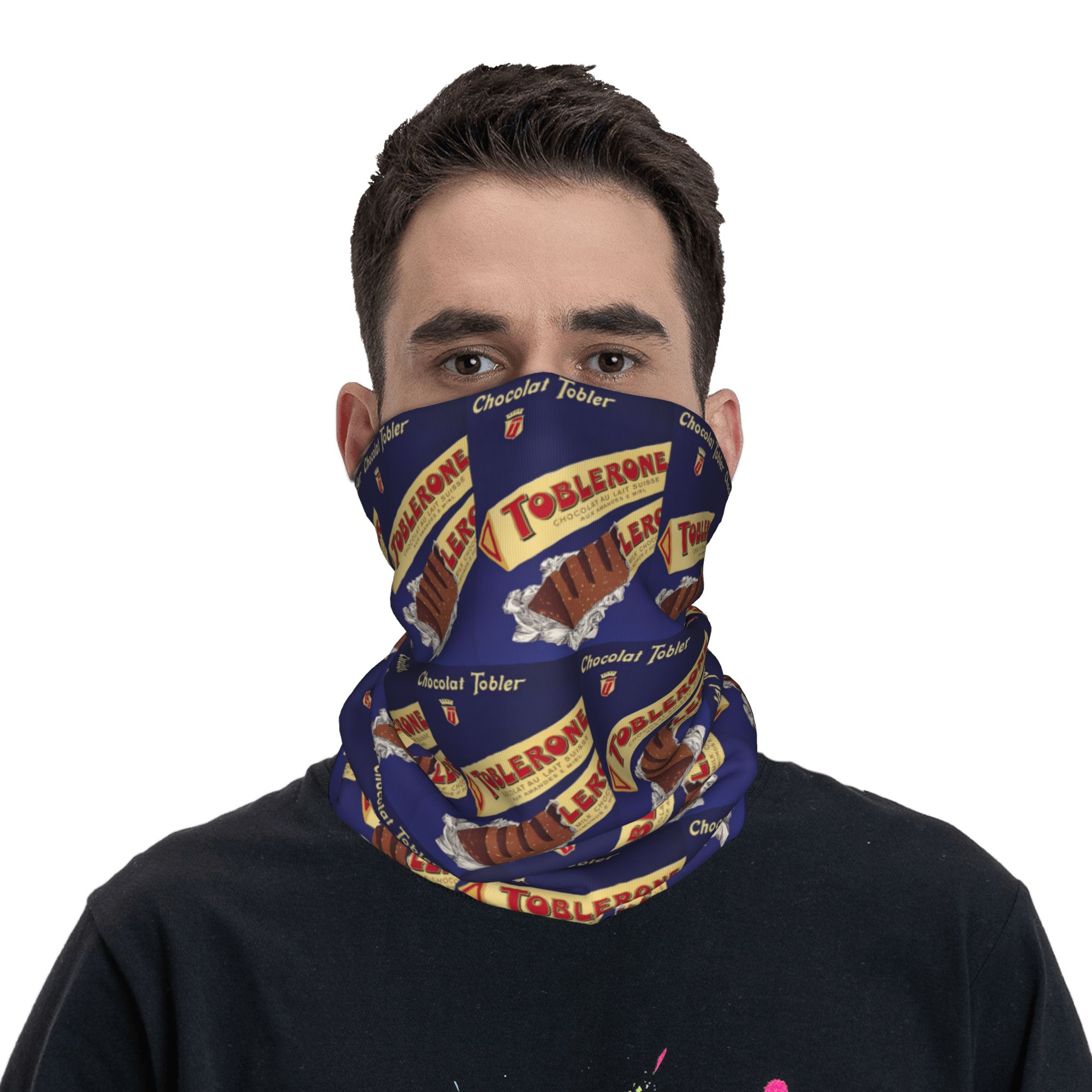 초콜릿 토블러 토블러론 1959 팀 프린트 반다나 넥  - Neck Gaiter Fleece 리뷰 및 가격